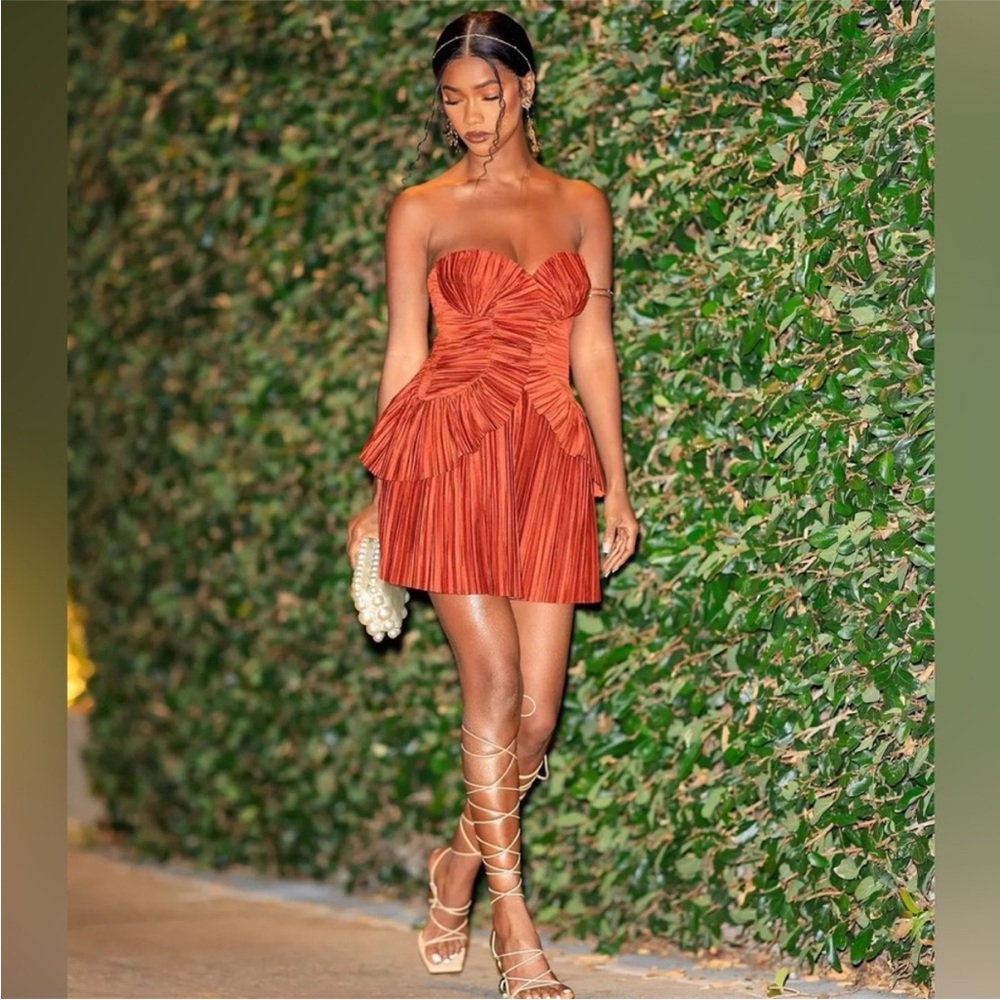 Cult Gaia Charlique Dress - Color -Tannin